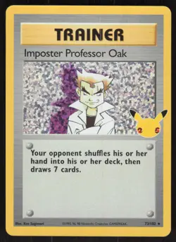 Pokemon TCG Celebrations: Classic Collection #73/102 Imposter Professor Oak NM - Image 1