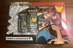 Pokemon TCG Celebrations Lance’s Charizard V Collection Box Factory Sealed - Image 1