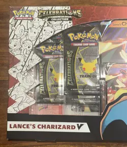 Pokemon TCG Celebrations Lance’s Charizard V Collection Box Factory Sealed - Image 2