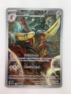 Pokemon TCG Kingambit SVP 130 Shrouded Fable Black Star Promo NM - Image 1