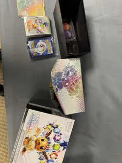 NO PACKS/CARDS - Pokemon Center Prismatic Evolution ETB - Box w/Accessories ONLY - Image 4