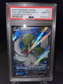 Pokemon Champions Path 5x Gardevoir V Full Art Rare Card *GEM MINT PSA 10* - Image 1