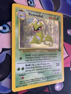 Pokemon TCG Victreebel Jungle 14/64 Holo Unlimited Vintage 1999 LP - Image 2