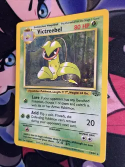 Pokemon TCG Victreebel Jungle 14/64 Holo Unlimited Vintage 1999 LP - Image 3