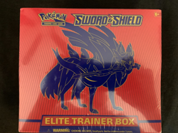 Pokemon Elite Trainer Box ETB Sword & Shield Base Zacian Sealed New - Image 1