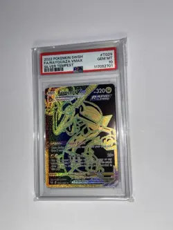 2022 Pokemon Silver Tempest Rayquaza Vmax Rapid Strike TG29 PSA 10 - Image 3