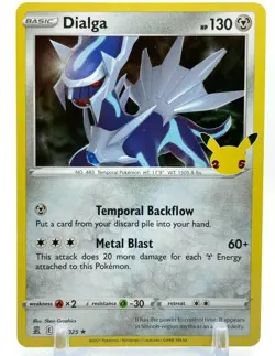 Pokemon Sword & Shield CELEBRATIONS 020/025 Dialga 4X Mint/NM 4 Holo Playset X4 - Image 2
