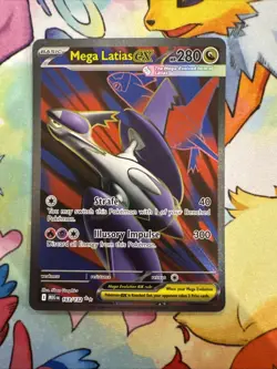 Mega Latias ex 163/132 Ultra Rare Pokemon TCG ME01: Mega Evolution - Near mint - Image 1