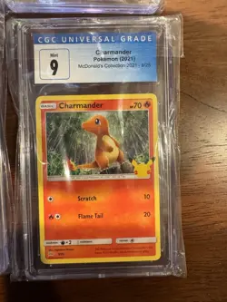 Pokemon 2021 McDonald’s CGC 9 Starters Lot Pikachu Bulbasaur Charmander Squirtle - Image 5