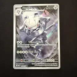 Steelix 150/132 Illustration Rare Pokemon Mega Evolution NM - Image 1