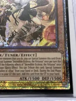 RA04-EN039 Incredible Ecclesia, the Virtuous Alt Art Quarter Century Rare YuGiOh - Image 2