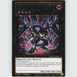 Yugioh Dark Rebellion Xyz Dragon MAGO-EN032 1st Edition Premium Gold Rare - NM💎 - Image 1