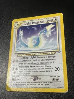 Light Dragonair 22/105 Neo Destiny Rare Pokemon Card - Image 3