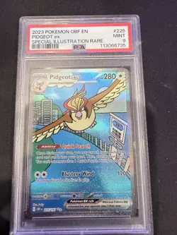 2023 Pokemon Pidgeot ex Special Illustration Rare Card Mint 9 - Image 1