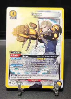 Non-Foil Genos UE06ST OPM-1-102 Union Arena One Punch Man 4000bp Raid card - Image 1