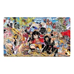 One Piece Playmat With Zones OPCG TCG Card Game PlayMat 24x14in Standard Size - Image 1