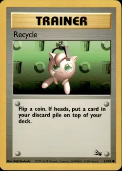 RECYCLE - 61/62 - Fossil - Pokemon Card - LP - Image 1