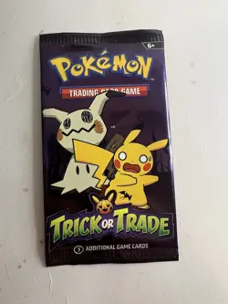 2023 Pokemon Trick Or Trade 3 Card Booster Pack Halloween Trick Or Treat SEALED - Image 1