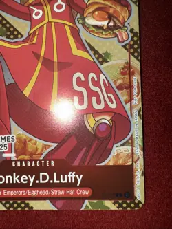 One Piece TCG Monkey D. Luffy P-080 Bandai Card Game Fest 24-25 Promo ENG-NM - Image 4