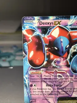 Pokemon Card Team Plasma Deoxys Ex Holo Full Art BW82 Promo Ultra Rare - Image 2