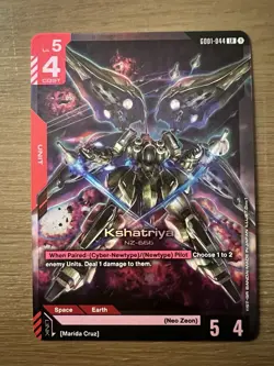 Kshatriya Foil - GD01-044 NM - Gundam TCG Card Game - Image 1