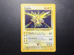 Pokemon TCG Zapdos Holo Rare Card Unlimited Base Set 16/102 - Image 3