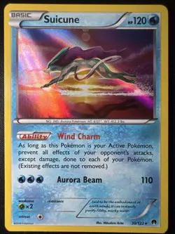 Suicune 30/122 Breakpoint Holo 2016 Pokemon Card Lp+/Nm - Image 1