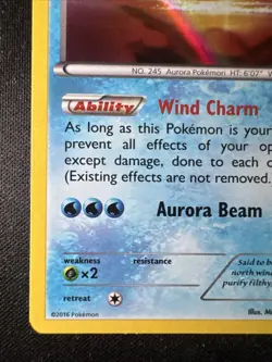 Suicune 30/122 Breakpoint Holo 2016 Pokemon Card Lp+/Nm - Image 5