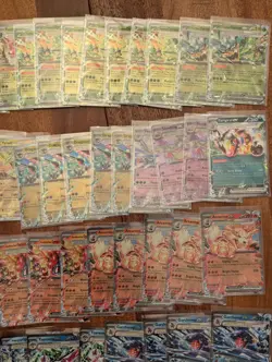 Pokemon Tera Ex Card Lot Of 89 Scarlet & Violet Era Textured Terastal Cards - Image 3