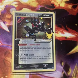 Greninja Gold Star SWSH144 Black Star Promo Holo Celebrations Pokemon Card NM - Image 2