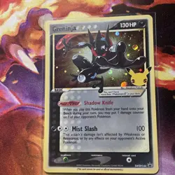 Greninja Gold Star SWSH144 Black Star Promo Holo Celebrations Pokemon Card NM - Image 4