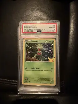 Pokemon TCG Treecko Holo Card 3/25 McDonald's 25th Celebrations Series - Image 1