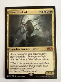 MTG - Sliver Hivelord Mythic #211 LP Rare Magic The Gathering The List M15 - Image 1
