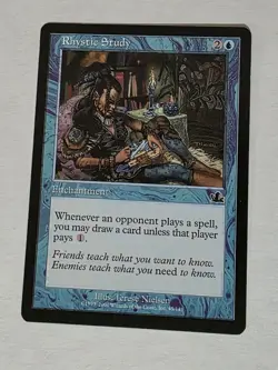 MTG Magic The Gathering Rhystic Study Prophecy Regular - Image 1