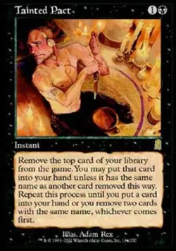 Tainted Pact -Foil Heavy Play MTG Odyssey - Image 1
