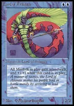 Lord of Atlantis - Heavy Play MTG Alpha - Image 1