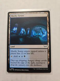 Murky Sewer - Duskmourn - LP - MTG Magic - Common - Land - Image 1