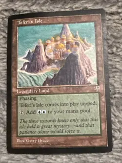 MTG Teferi's Isle Mirage LP Magic: The Gathering Excellent Condition - Image 1