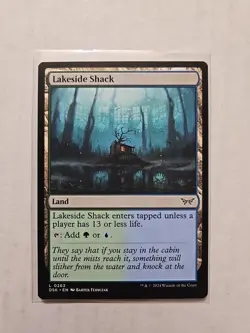 Lakeside Shack - Duskmourn - LP - MTG Magic - Common - Land - Image 1