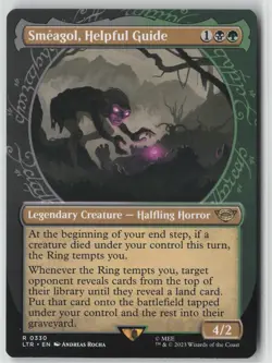 Smeagol, Helpful Guide (Showcase) #330 Rare Universes Beyond: LOTR NM MTG - Image 1