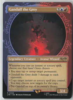 Gandalf the Grey (Showcase) #322 Rare Universes Beyond: LOTR NM MTG - Image 1