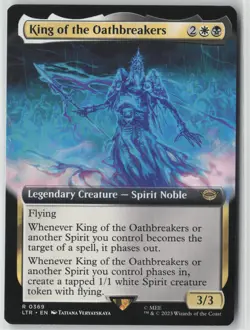 King of the Oathbreakers (Extended Art) #369 Rare Universes Beyond: LOTR NM MTG - Image 1