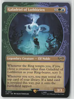 Galadriel of Lothlorien (Showcase) #321 Rare Universes Beyond: LOTR NM MTG - Image 1