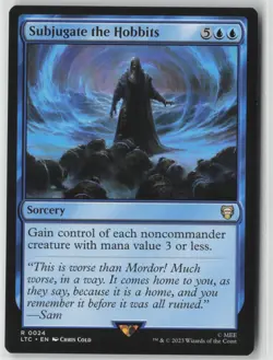 Subjugate the Hobbits #24 Rare Commander: LOTR Tales of Middle-earth NM MTG - Image 1