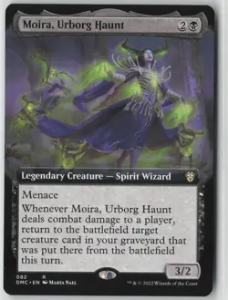 Moira, Urborg Haunt (Extended Art) #82 Rare Commander: Dominaria United NM MTG - Image 1
