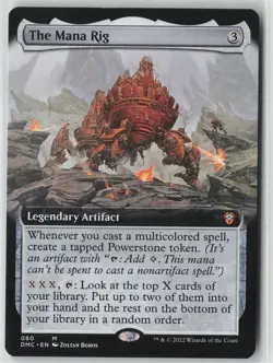 The Mana Rig (Extended Art) #80 Mythic Commander: Dominaria United NM MTG - Image 1
