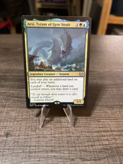 Aesi, Tyrant of Gyre Strait Commander Duskmourn Magic mtg NM-Mint, English x1 - Image 1