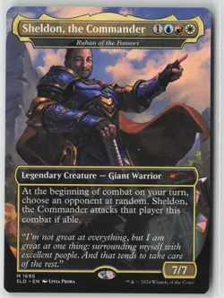 Sheldon, the Commander #1695 Mythic Secret Lair Drop Series NM MTG - Image 1