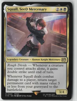 Squall, SeeD Mercenary #243 Rare FINAL FANTASY NM MTG - Image 1