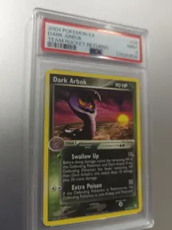 2004 Pokemon EX Dark Arbok #29 Team Rocket Returns PSA 9 MINT - Image 3